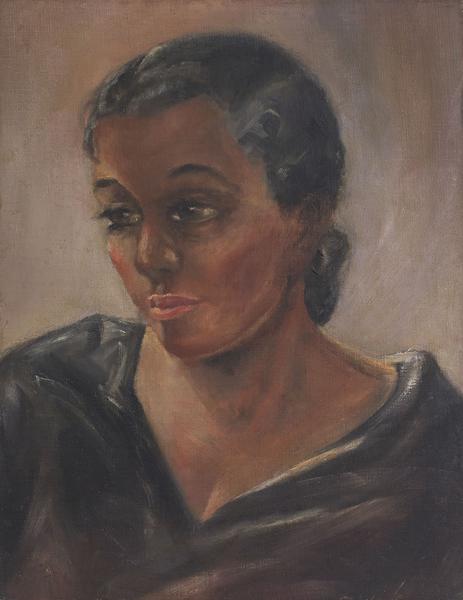 Charles White (1918-1979) Contemplation, c.1935 oi...