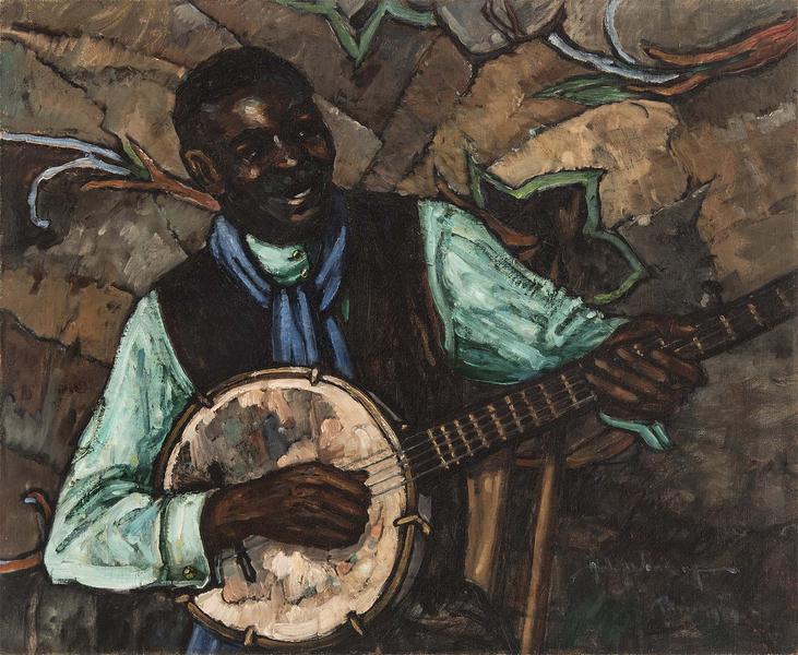 Hale Woodruff (1900-1980) The Banjo Player, 1929 o...