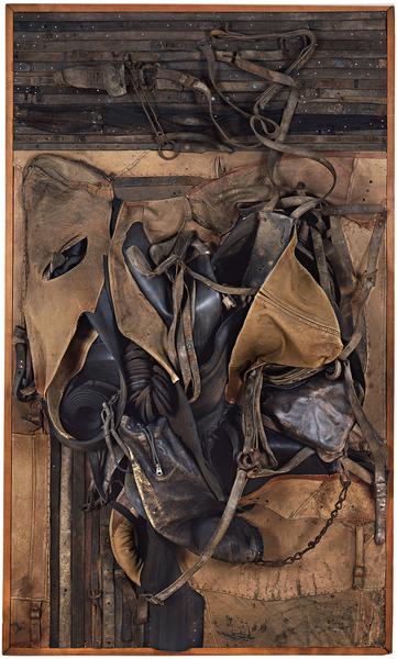 Nancy Grossman (b.1940) Potawatami, 1967 leather,...