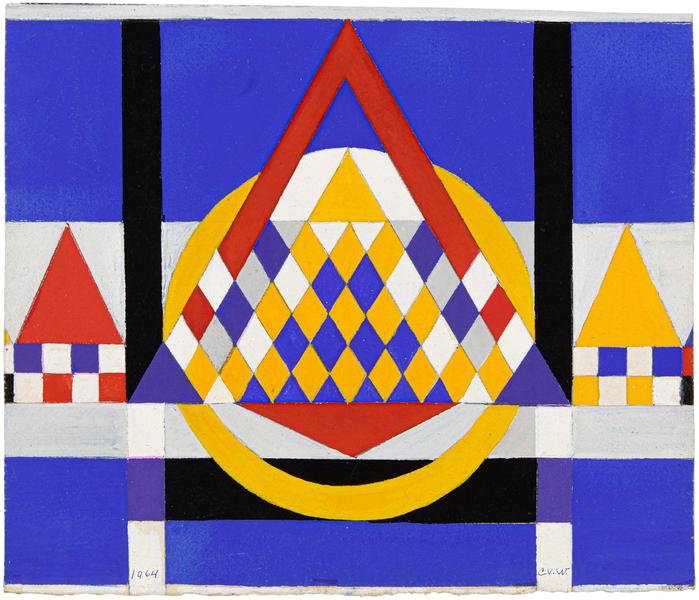 Charmion von Wiegand (1896–1983) Gouache #:...